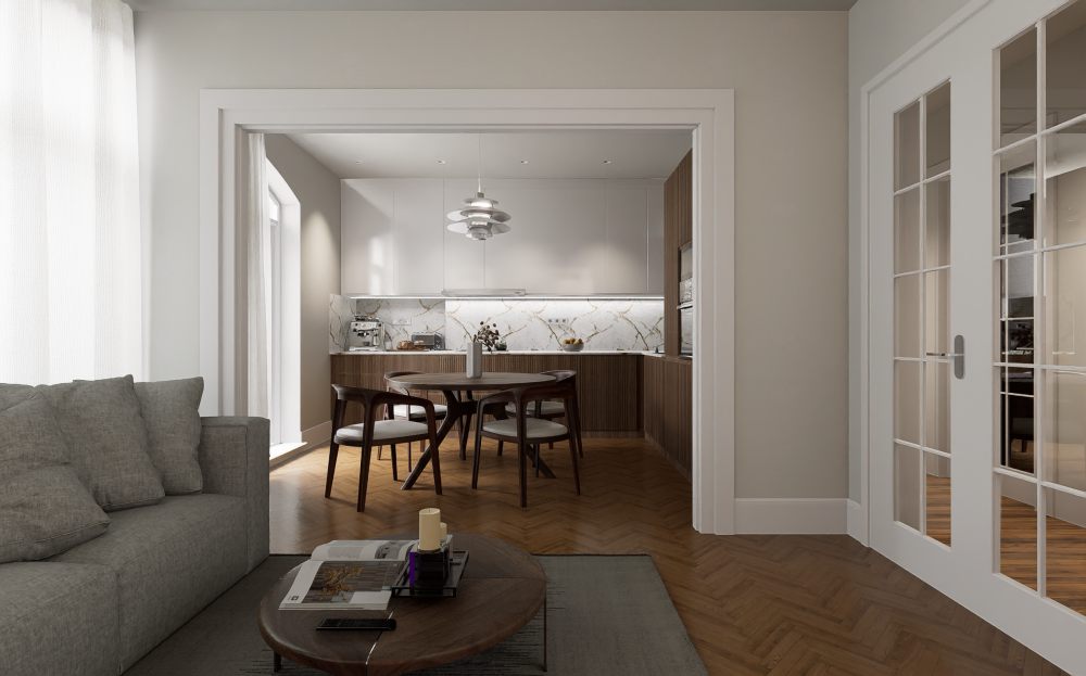 Rénovation complète d’un appartement avec vue sur la mer